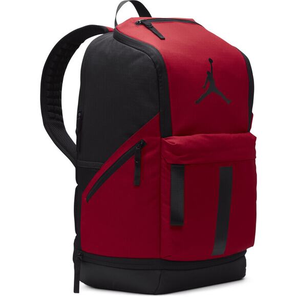 Nike Air Jordan Velocity Backpack 38L Travel Bag Gym Red Bred 9A0544 R78 NWT